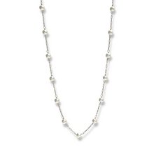 Dainty Pearl x Paperclip Chain