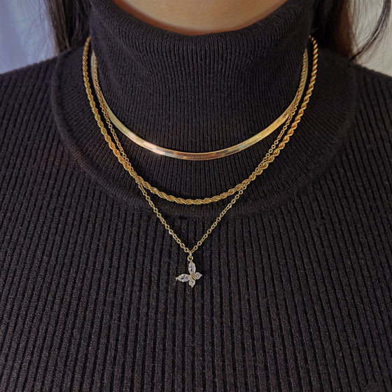 Delicate Butterfly Necklace