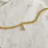 Dainty Initial Anklet