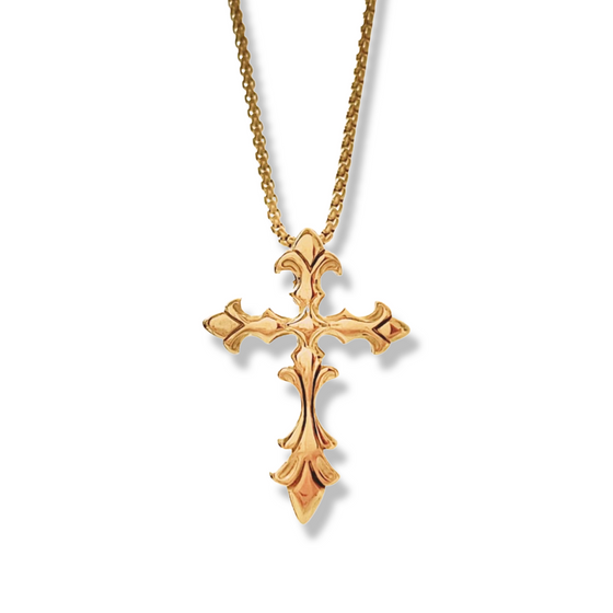 Gothic Cross Pendant Necklace