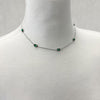 Dainty Emerald Necklace