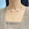 Dainty Emerald Necklace