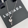 Padlock Heart & Key Necklace
