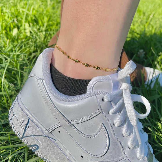 Dainty Star Anklet
