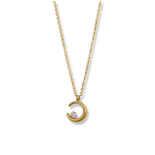  Mini Crescent x Star Necklace