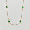 Dainty Emerald Necklace