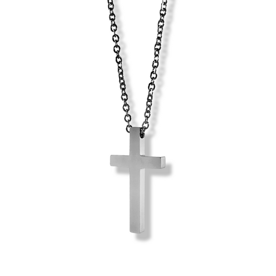 Silver Classic Cross Necklace