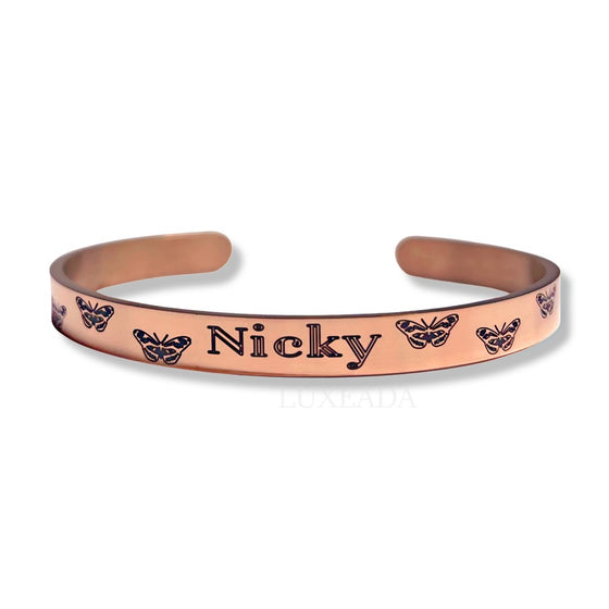 Custom Engraved Bracelet Cuff