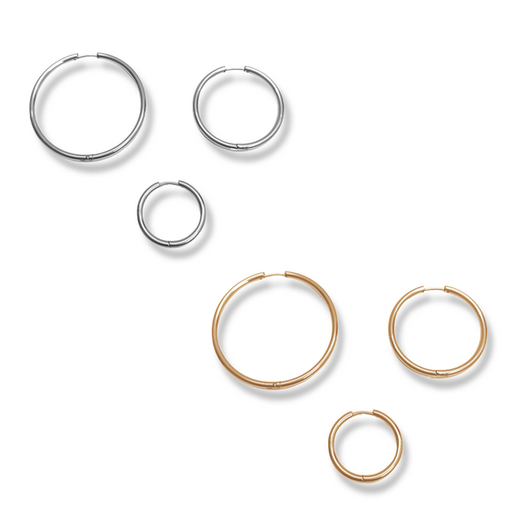 Classic Hoops Earrings