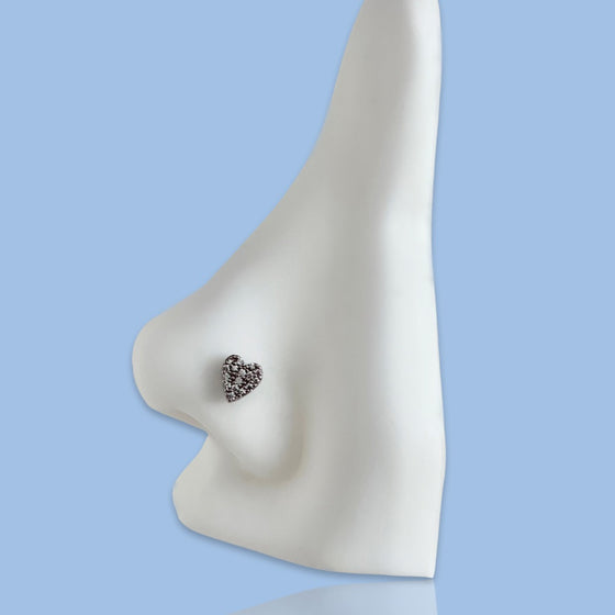 Heart Nose Ring