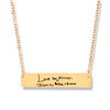 Handwriting Bar Necklace