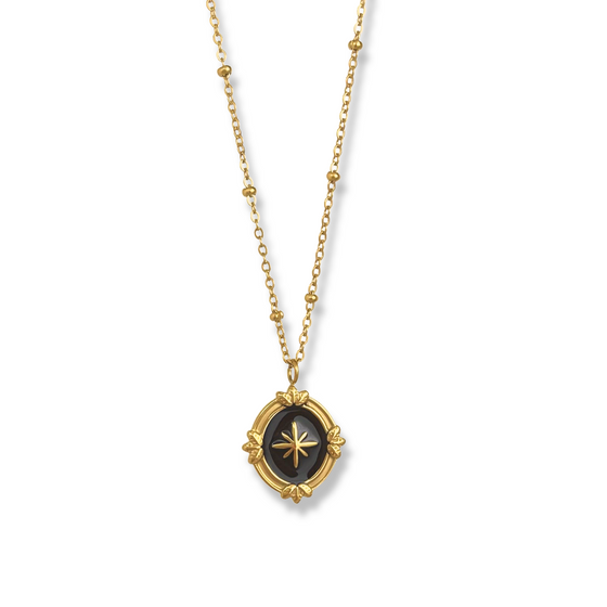 Noir North Star Necklace