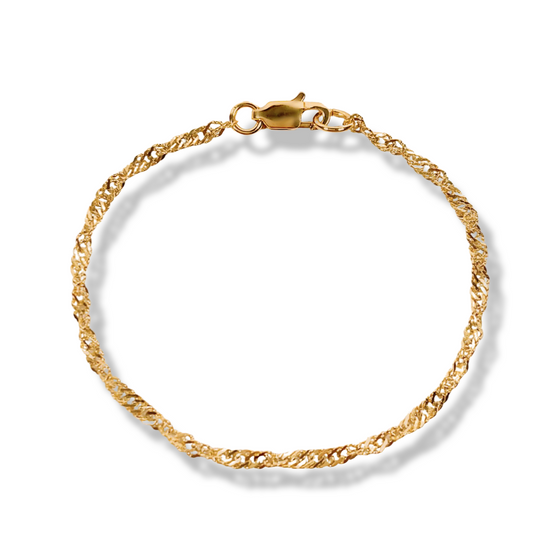 Dainty Twist Chain Bracelet