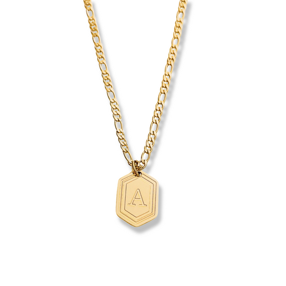 Initial Tag Necklace